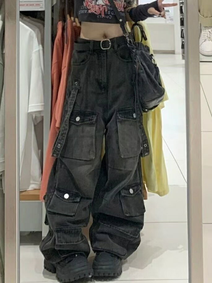 乐天商城 - ジーンズ デニムパンツ レディース ワイドデニム ロングパンツ ボトムス 長ズボン ハイウエスト 大きいサイズ ゆったり 体型カバー 春 夏 秋 冬 着痩せ 美脚 楽チン カジュアル お出かけ LPFA088(S-4XL)