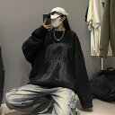 トレーナー レディース メンズ トップス ペアルック レディーストップス レディース洋服 普段着 大きいサイズ 春 春服 長袖 ゆったり 体型カバー カジュアル...