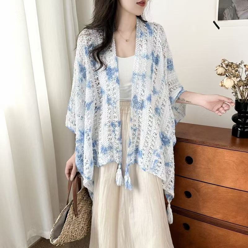 羽織 ロングカーディガン レディース ニットカーディガン 透かし編み サマーニット シアー 透け感 薄手ニット リゾート レースカーディガン サマーニットカーディガン レースカーディガン夏 羽織り UVカット メッシュ リゾート 冷房対策 軽い お洒落 夏 おしゃれ SLUD036