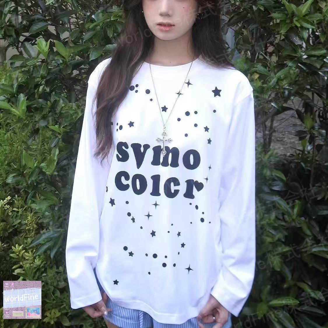 Rakuten - 長袖 tシャツ レディース ロング Tシャツ 英文字 トップス 秋 春 カットソー カジュアル トップス ゆったり クルーネック 体型カバー カジュアル ゆったり レディース長袖tシャツ レディースロングtシャツ 秋服 春服 おしゃれ カジュアルトップス SLUD108(M-3XL)