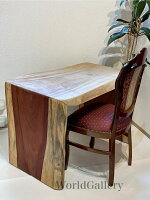一枚板コンソールテーブル木天然木栃の木パドック家具銘木