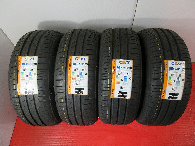 ◆CEAT ECO Drive◆ 205/55R16 91H 新品 2022年製 4本 ノーマル 【秋田発 送料無料】 CEAT ECO Drive 16インチ 新品タイヤ AKT-A0174