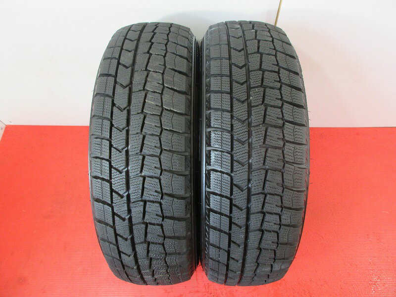 【中古】◆ダンロップ WM02◆ 175/55R15 77Q　8.5分山 2019年製 2本 スタッドレス【秋田発 送料無料】 DUNLOP WM02　15インチ 中古タイヤ AKT-A0265