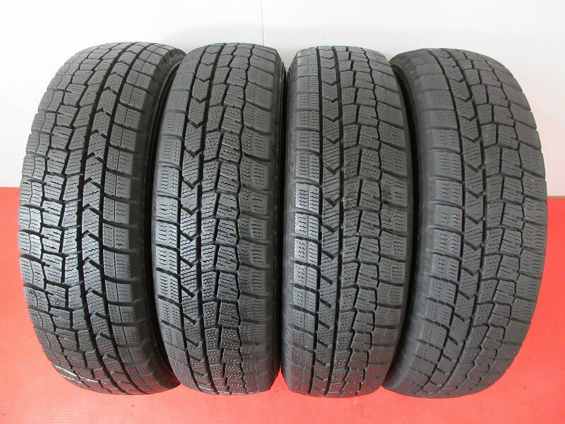 【中古】◆ダンロップ WINTER MAXX WM02◆ 155/65R14 75Q 8.5分山 2022年製 4本　 スタッドレス 【秋田発 送料無料】 DUNLOP ダンロップ 14インチ 中古タイヤ AKT-A0336