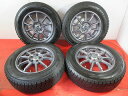【中古タイヤ】◆ヨコハマ ice GUARD iG60◆ 195/65R15 91Q 8.5分山 2021年製 スタッドレス BUSTER 15x6J +43 5穴 PCD100 【秋田発 送料無料】 YOKOHAMA アイスガード 15インチ AKT-B-0047