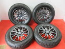 【中古】◆ブリヂストン BLIZZAK VRX2◆ 205/60R16 92Q 16x6.5J VELVA SPORT Z 8.5分山 +47 スタッドレス 5穴 114.3 PCD 【秋田発 送料無料】BRIDGESTONE ブリザック 16インチ AKT-B-0091