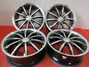 【中古】◆MANARAY SPORT◆ 18x7J +53 5穴 114.3PCD 4枚 中古アルミホイール 【秋田発 送料無料】18インチ テーパー座 AKT-B-0239