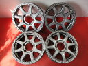 【中古】◆MANARAY◆ 16x5.5J +22 5穴 139.7PCD 4枚 中古アルミホイール 【秋田発 送料無料】16インチ テーパー座 AKT-B-0243