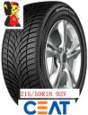 【新品】◆CEAT WINTER DRIVE SUV◆ 215/50R18 92V 10分山 2024年製 4本 スタッドレス 【福島発 送料無料】 チアット ...