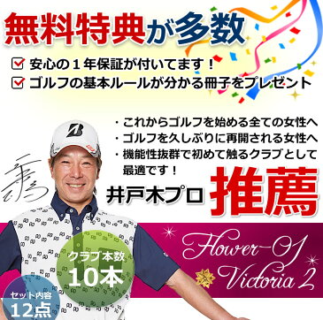 女性ゴルファー必見!人気ランキング1位 FL-01★V2 レディース12点ゴルフクラブセット ブラックベリー 初級者,ランキング受賞,女性,おしゃれ,激安【あす楽】
