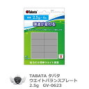 ゴルフ ウェイト アップ オモリ 鉛 TABATA タバタ ウエイトバランスプレート 2.5g GV-0623 【IR】