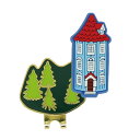 ゴルフ キャップ 取付 MOOMIN ムーミン ゴルフマーカームーミンハウス 1525007600 【IR】
