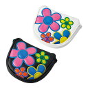 ゴルフ用品 保護 クラブカバー ウィンウィン パターカバー マレットタイプ COLORFUL DAISY PCM-400 411 【IR】