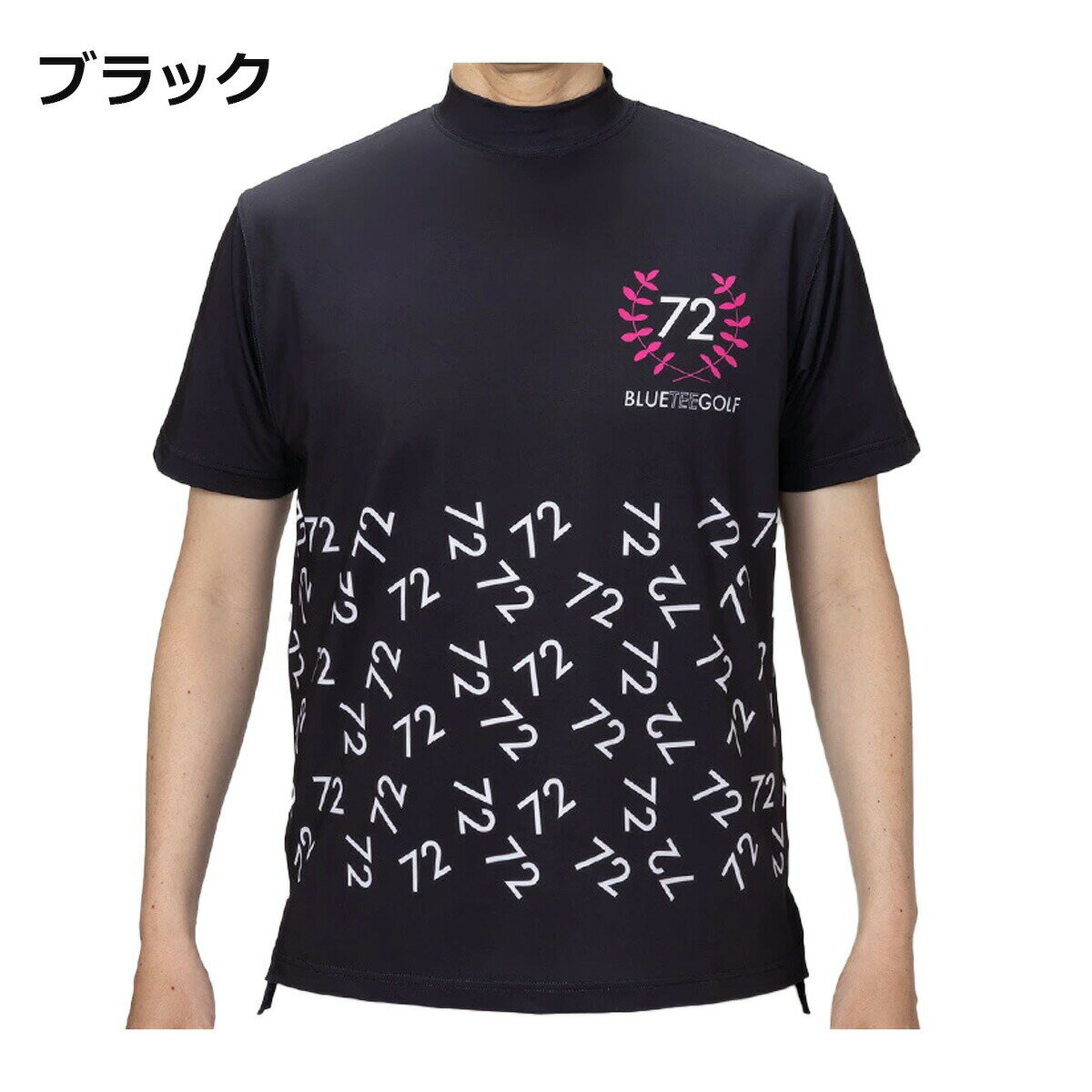 シャツ ポロシャツ Tシャツ スポーツ BLUE TEE GOLF ブルーティーゴルフ メンズ 72ダンス 半袖モックネックシャツ AMT001 【IR】