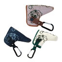 ゴルフ用品 保護 クラブカバー MUSPORTS 変顔キャラクター刺繍 ピン型 パターカバー 703R2520【IRN】