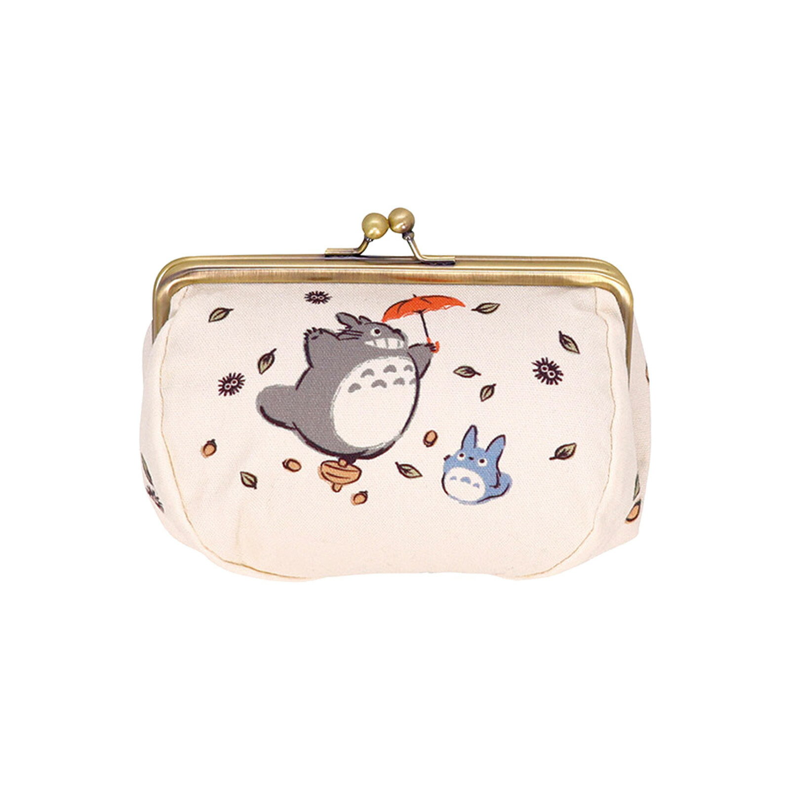 ポーチ ミニトートバッグ ラウンドバッグ ジブリ となりのトトロ 飛び立つトトロ マチ付き口金ポーチ ...