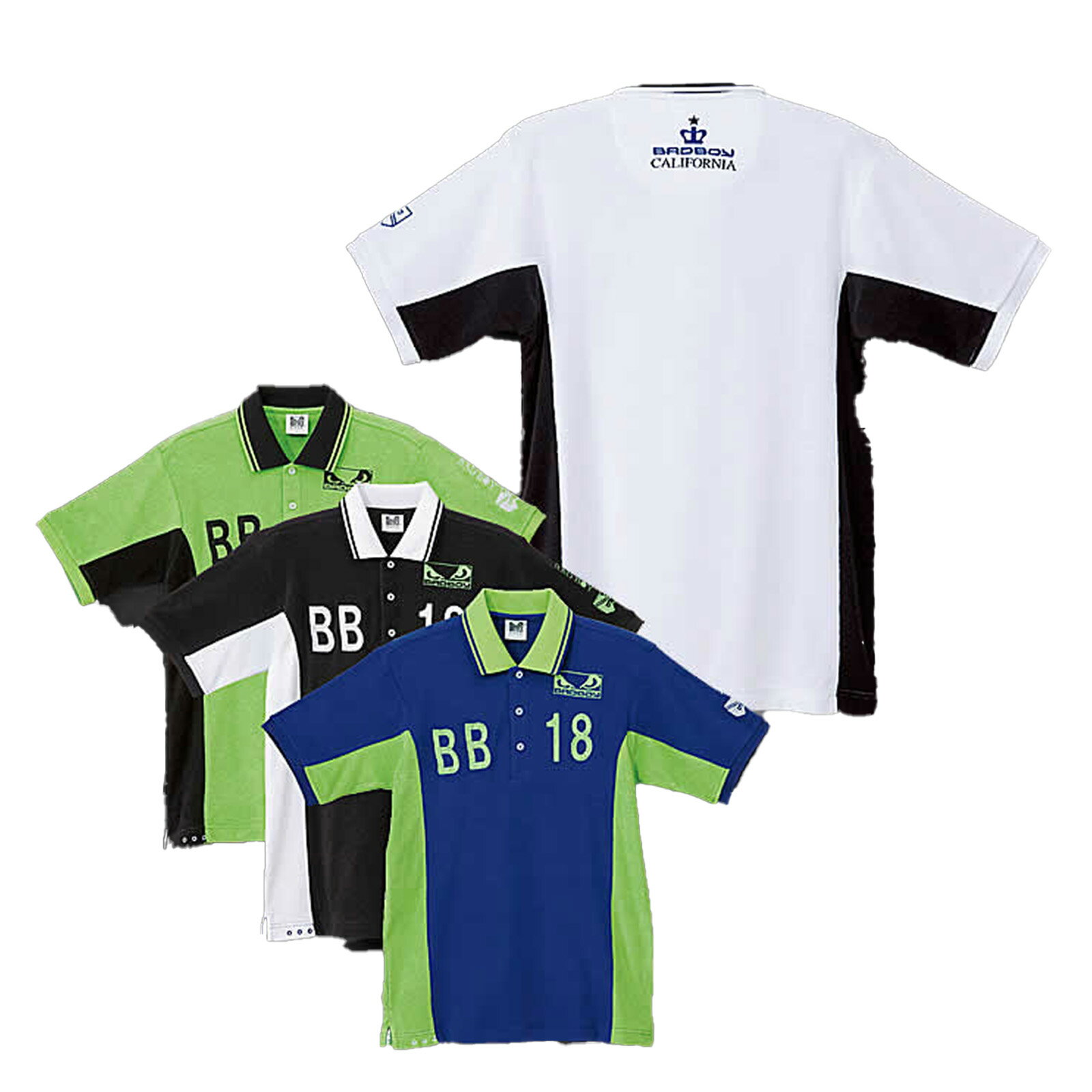 シャツ ポロシャツ Tシャツ スポーツ バッドボーイ メンズ半袖ポロシャツ BB-1008S【IRN】【SBN】