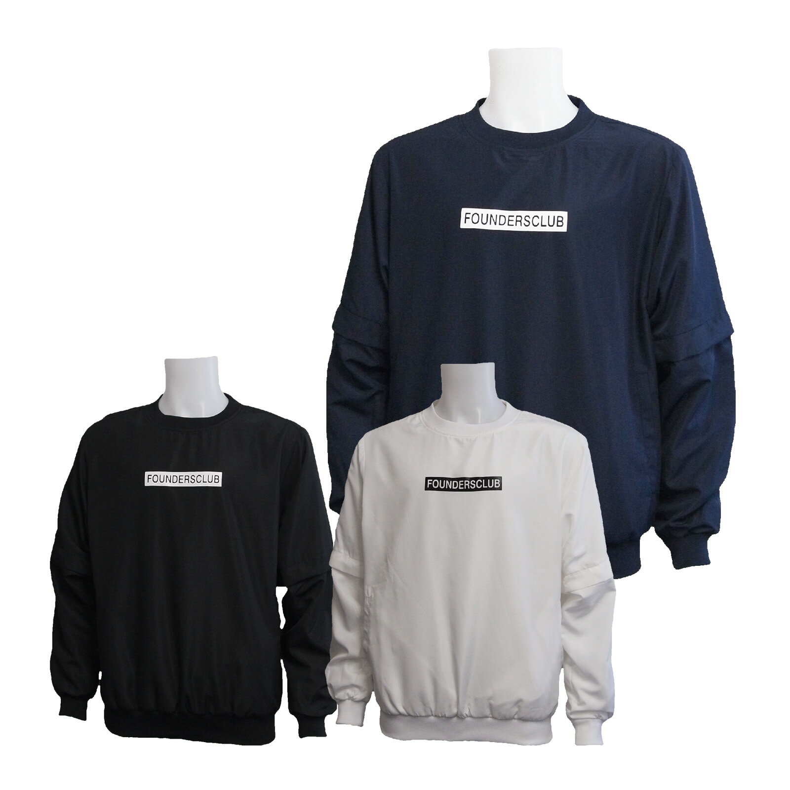 アウター ブルゾン スポーツ ファウンダース メンズ 胸ロゴモチーフ 中綿 ボンディング ブルゾン FC-0331W【IRN】