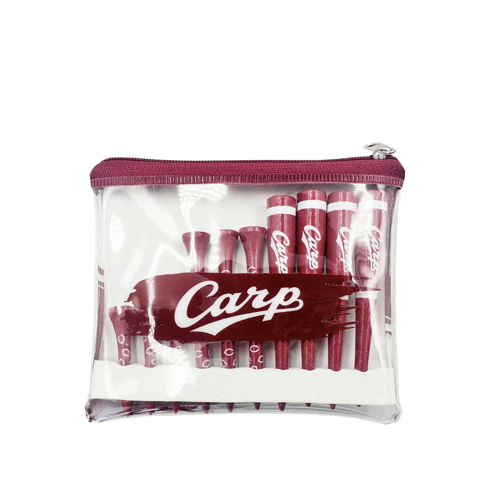 ゴルフ ティー ラウンド用品 プロ野球！NPB！広島東洋カープ ティーセット レッド HCTE-6144