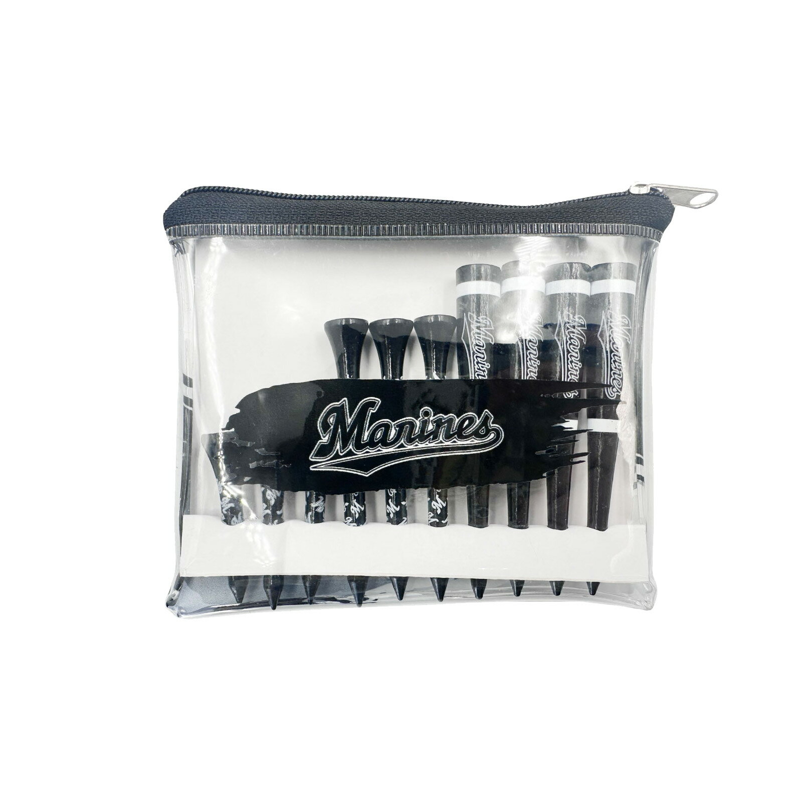 Rakuten - ゴルフ ティー ラウンド用品 プロ野球！NPB！千葉ロッテマリーンズ ティーセット ブラック LMTE-6151【IRN】