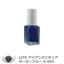 ゴルフ ヘッド 交換 メンテナンス ライト アイアンマニキュア ネービーブルー X-604 【IR】