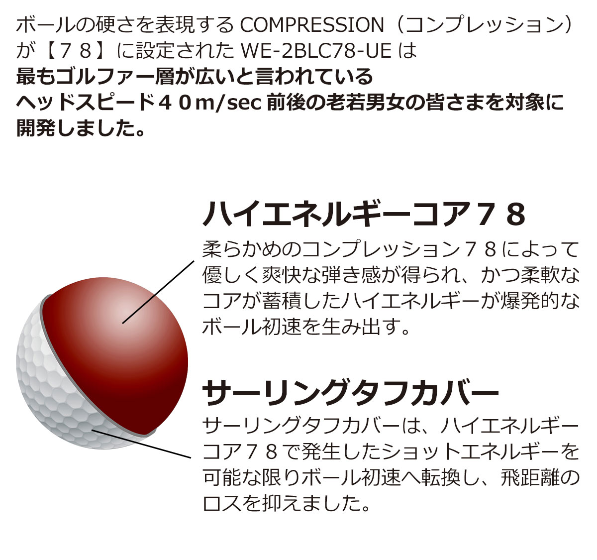 夏ゴルフ応援セール ワールドイーグル ゴルフボール10球 袋入り ソフトな打感 ゴル...