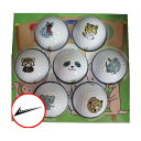 ゴルフ用品 ラウンド用品 ゴルフボール 動物園ゴルフボール 関東編7球セット BALL037 デザイン 【IR】