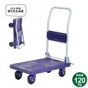 【楽天スーパーSALE10%OFF】台車 静音 積載重量:120kg 自立式 静か 軽量 コンパクト 樹脂製