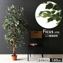 観葉植物 フェイク 大型 フェイクグリーン フィカス 高さ 160cm 6号鉢対応 人工 造花 フェイク グリーン シンプル オフィス おしゃれ 観葉 植物 鉢植え インテリア 高い 大きい 室内 鉢 お手入れ 不要 間仕切り 目隠し リビング