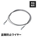盗難防止ワイヤー 単品 パーツ オプション ワイヤー 50cm カメラ盗難 ライト盗難 盗難対策 盗難防止 簡単取り付け