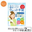 水のいらないシャンプー ウェット手袋 拭き取り ノンアルコール 汚れ 拭き取る 濡れ手袋 水不要 水なし 非常時 災害 震災 水害