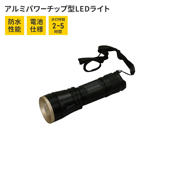 【楽天スーパーSALE10%OFF】LEDライト 電池式 ミニ 携帯用 懐中電灯 径3.3 長さ10 単3電池1本 防水 80..