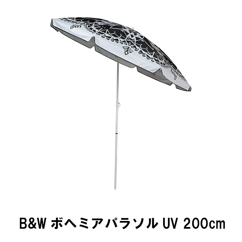【楽天スーパーSALE10%OFF】パラソル UVカット 200cm アウトドア 径200 高さ210 コンパクト 角度調節 紫外線 日よけ 便利 おしゃれ ビ...