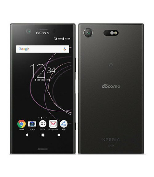 Rakuten - 【中古】Xperia XZ1 compact 32GB ブラック ホワイトシルバー トワイライトピンク ホリゾンブルー docomo SO-02K