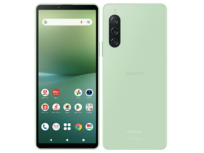楽天市場】xperia 10 v（カラーグリーン）（スマートフォン本体