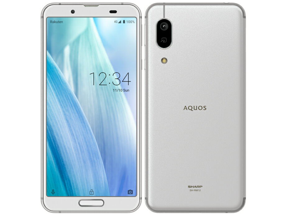 楽天市場】国内版simフリー sharp aquos sense3 lite sh-rm12 シルバー
