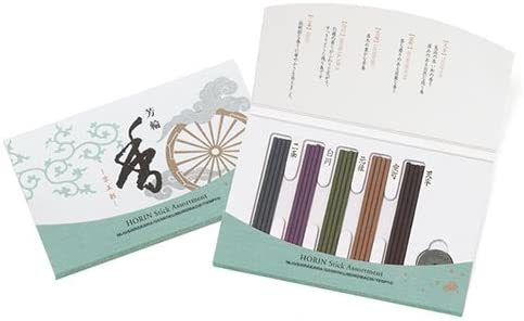 松栄堂 芳輪 京五彩 5種各4本入 天平 室町 元禄 白川 二条 線香 お香 母の日 父の日 敬老の ...