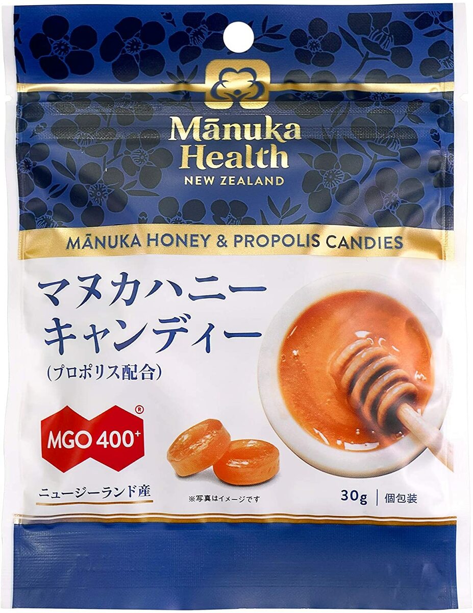 マヌカヘルス マヌカハニーキャンディ 30g プロポリス配合