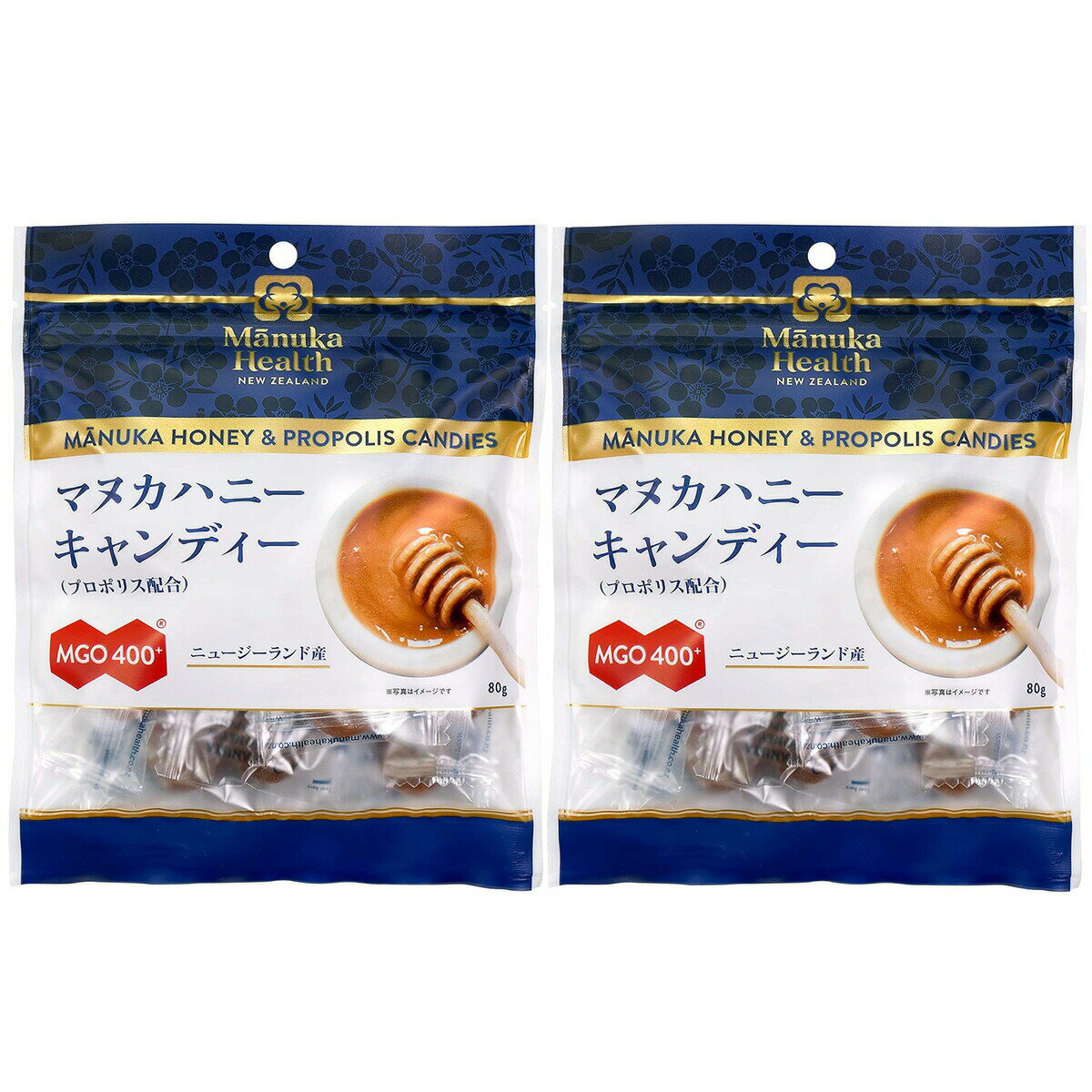 マヌカヘルス マヌカハニーキャンディ 80g×2袋セット プ