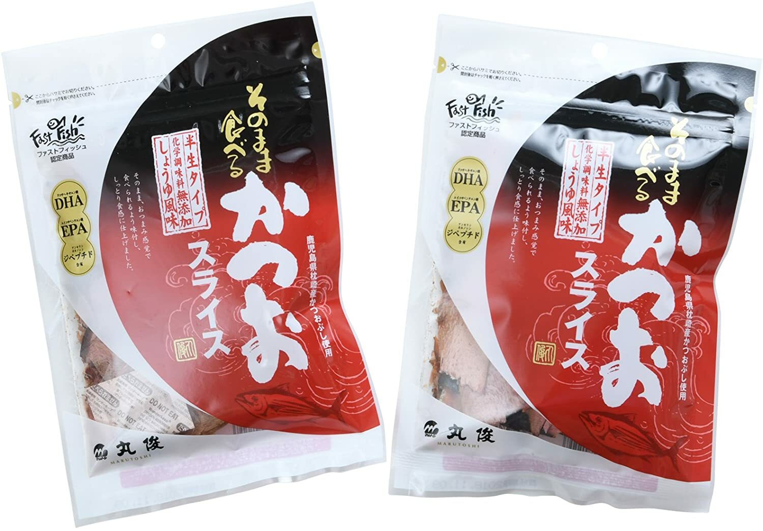 丸俊 そのまま食べるかつおスライス 30g×2袋 送料無料