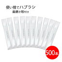 使い捨て歯ブラシ 歯磨き粉付き 500本 業務用 アメニティグッズ