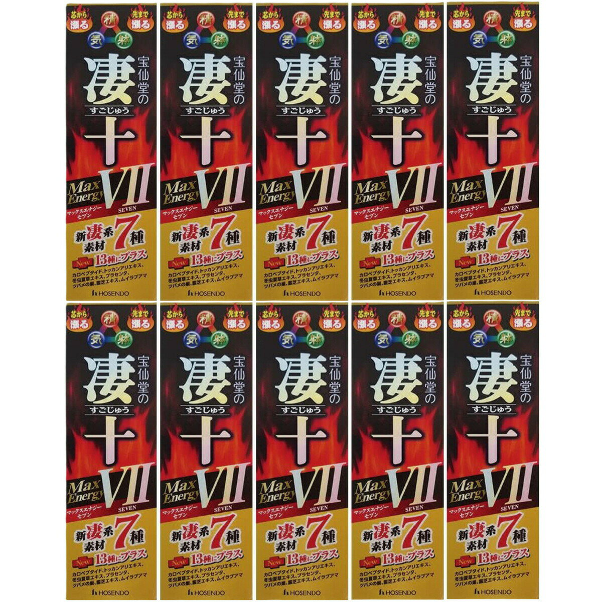 宝仙堂 凄十 マックスエナジーVII 50ml×10本セット Max Energy 送料無料