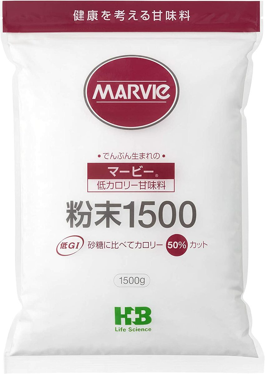 マービー 低カロリー甘味料 粉末 1500g H＋Bライフサイエンス ハーバー研究所 還元麦芽糖 送料無料