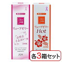 ジェクス リューブゼリー 55g リューブゼリーホット 55g 各3箱セット 潤滑ゼリー 水溶性潤滑ゼリー 女性用 日本製 性交痛緩和