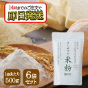 オーサワ 国産 米粉 500g 6袋セット 国産米100%使用 パン ケーキ スイーツ お菓子