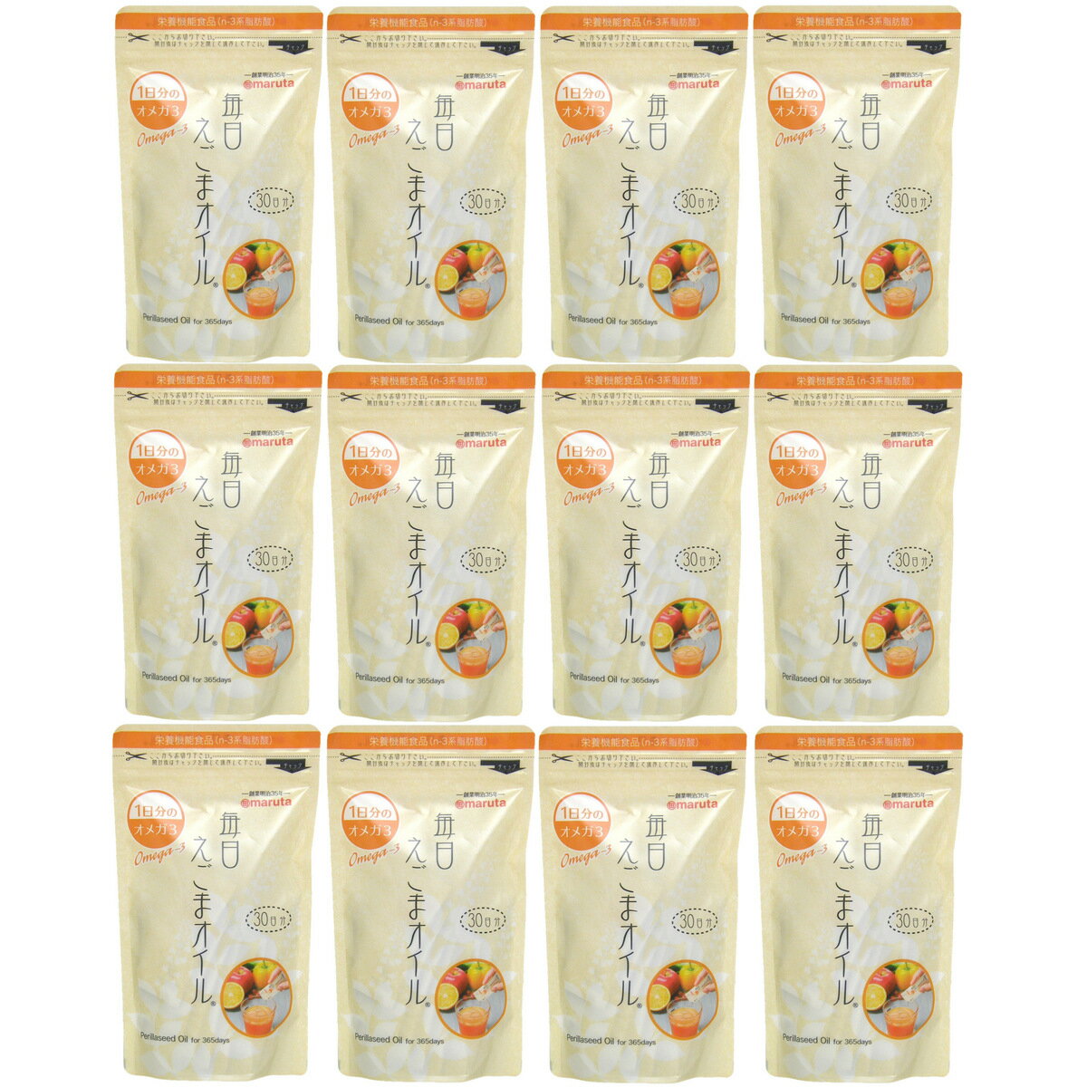 太田油脂 毎日えごまオイル (3g×30袋)×12袋セット マルタ エゴマ DHA EPA オメガ3 送料無料