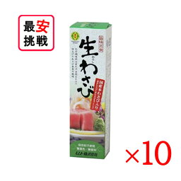 旨味本来 生わさびチューブ入り 40g 10本セット 本わさび ワサビ 化学調味料不使用