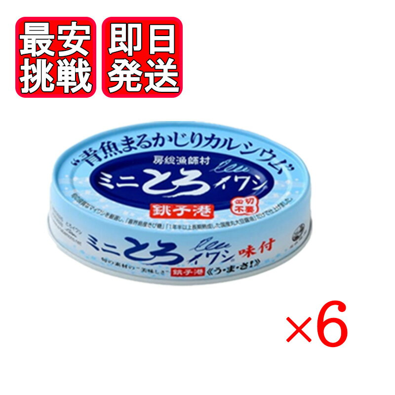 ミニとろイワシ 味付 100g 6個セット 