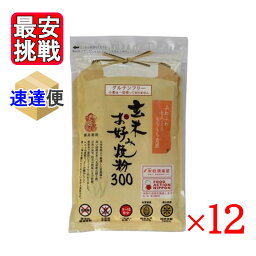 玄米お好み焼粉 300g 12袋セット グルテンフリー 国産米粉100％使用 南出製粉