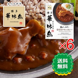 博多華味鳥 骨付きチキンカレー 200g 6食セット レトルトカレー 鶏だし トリゼンフーズ